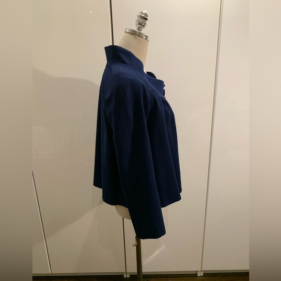 Lacey Parker blue wool short jacket. Extra small. - Picture 5 of 9